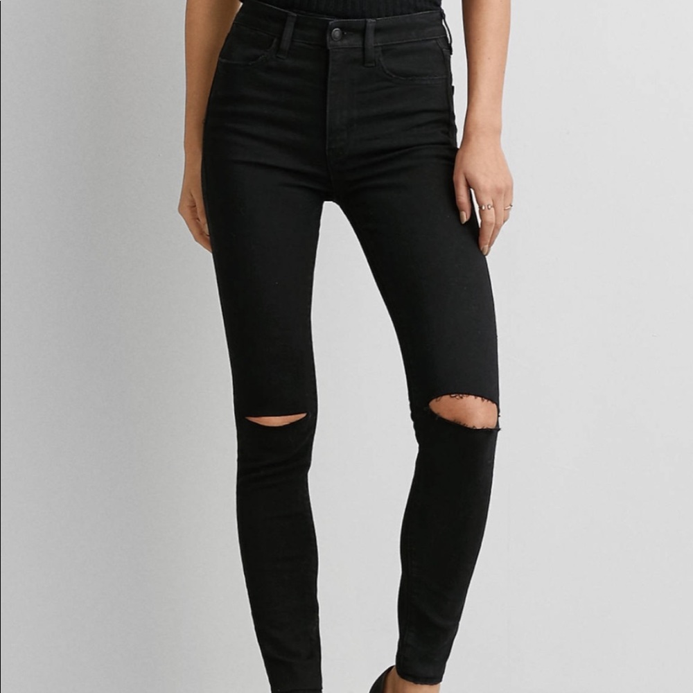 American Eagle black denim